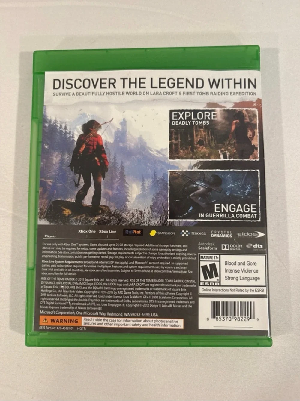 Xbox rise tomb